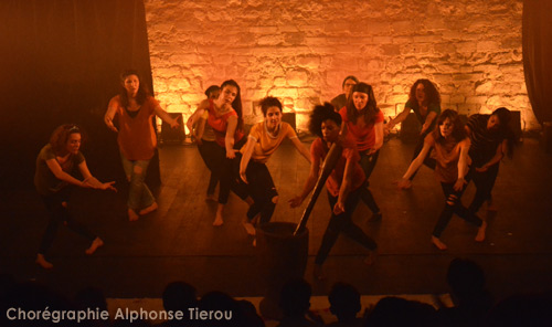 Clair de lune au Café de la danse à Paris. Chorégraphie Alphonse Tierou